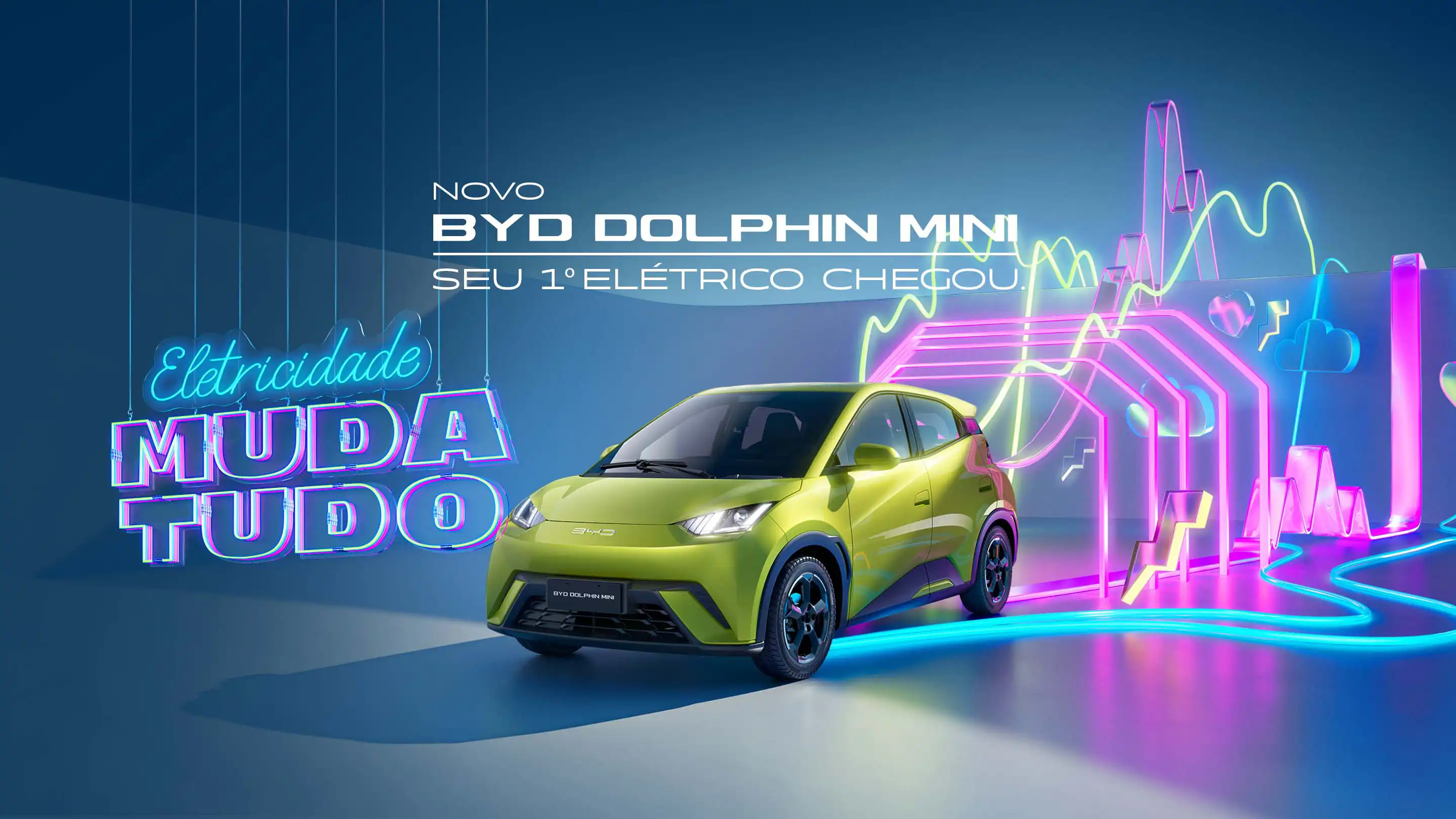 yp电子 Dolphin Mini o seu primeiro elétrico